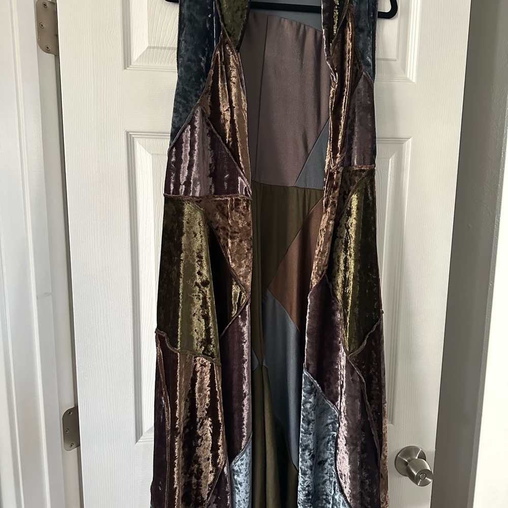 Patchwork Velvet Duster